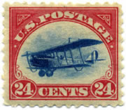1918 US Stamp Curtiss Jenny